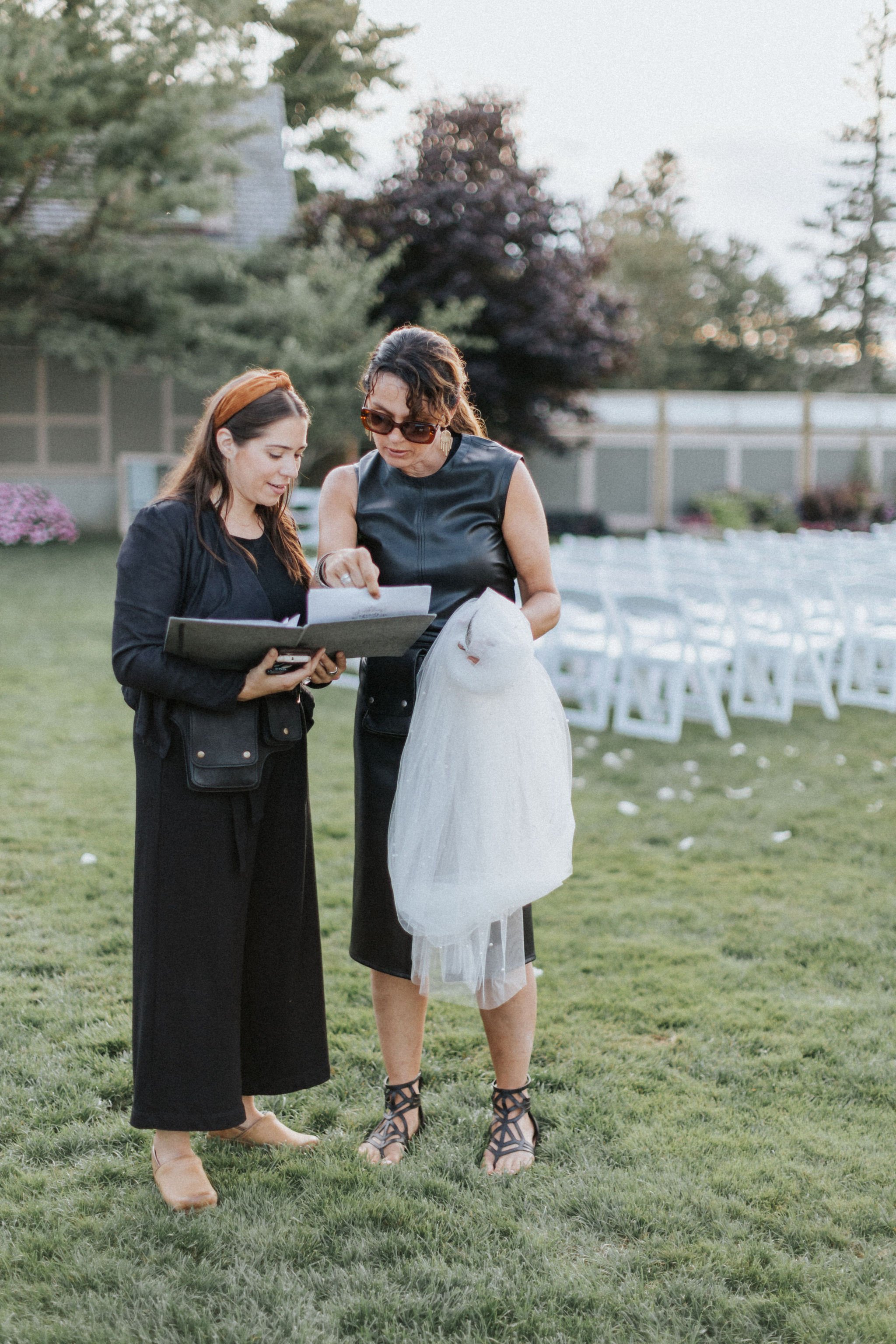 Two wedding designers at Bar Harbor Club