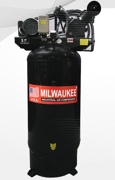 Compresor de Aire Milwaukee 5 HP - 300 Litros