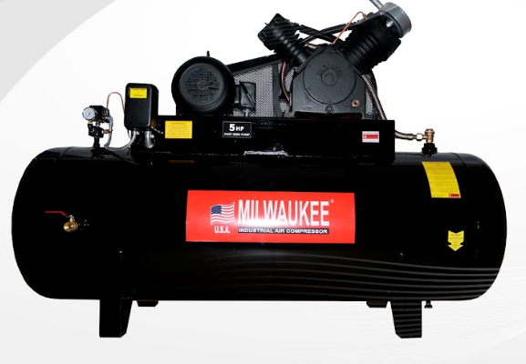 Compresor de Aire Industrial Milwaukee 5HP