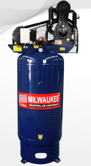 Compresor de Aire Industrial Milwaukee COMTX50C300VB