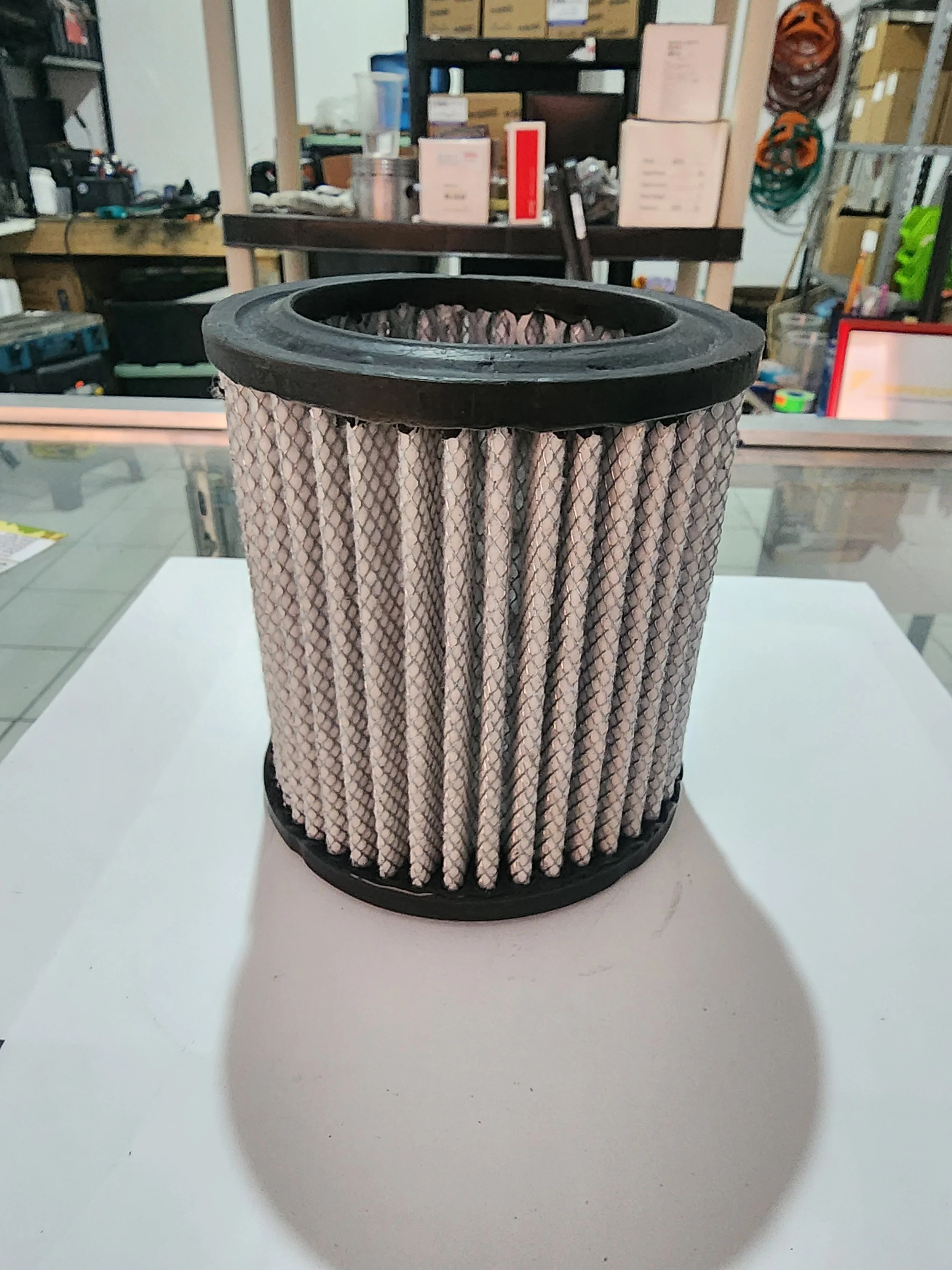 Filtro de aire reforzado para compresor