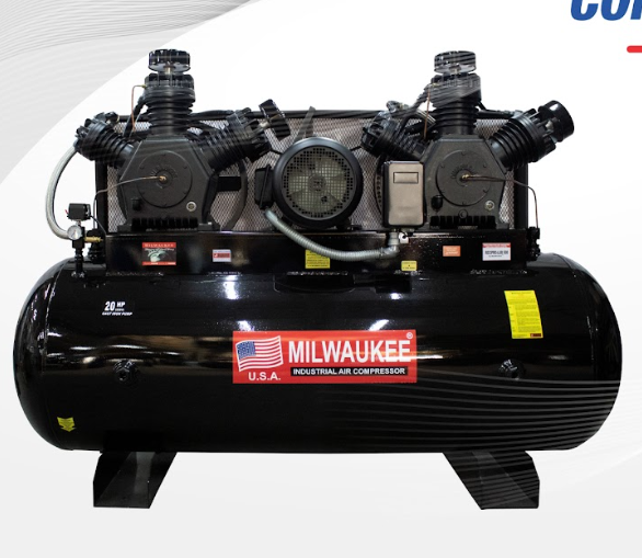 Compresor de Aire Industrial Milwaukee 20 HP