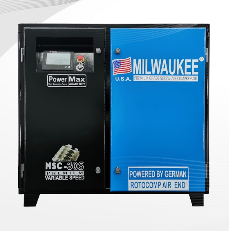 Compresor de Aire de Tornillo Milwaukee MSC30SPM