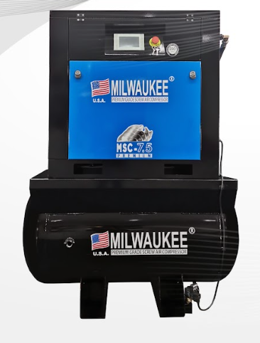 Compresor de Aire Milwaukee MSC7.5SS+ 7.5 HP