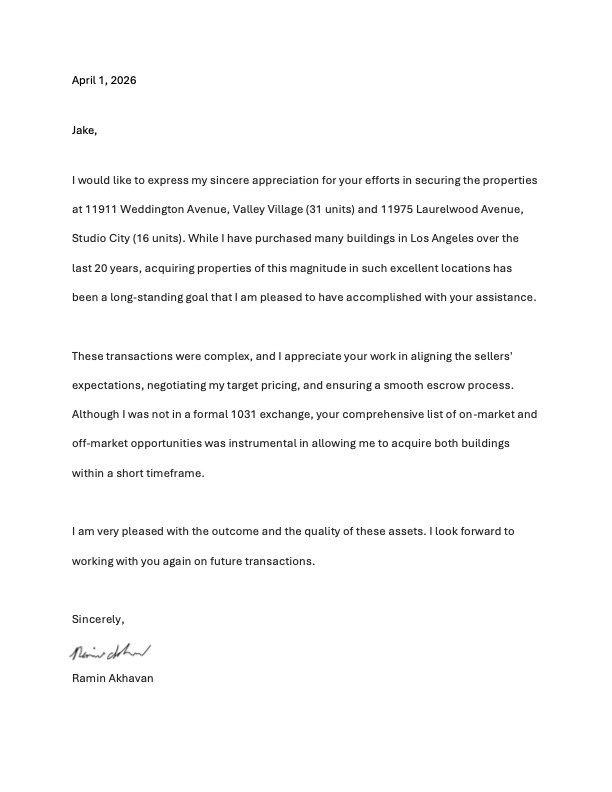 Jake Plewa Reviews Los Angeles Apartment Broker