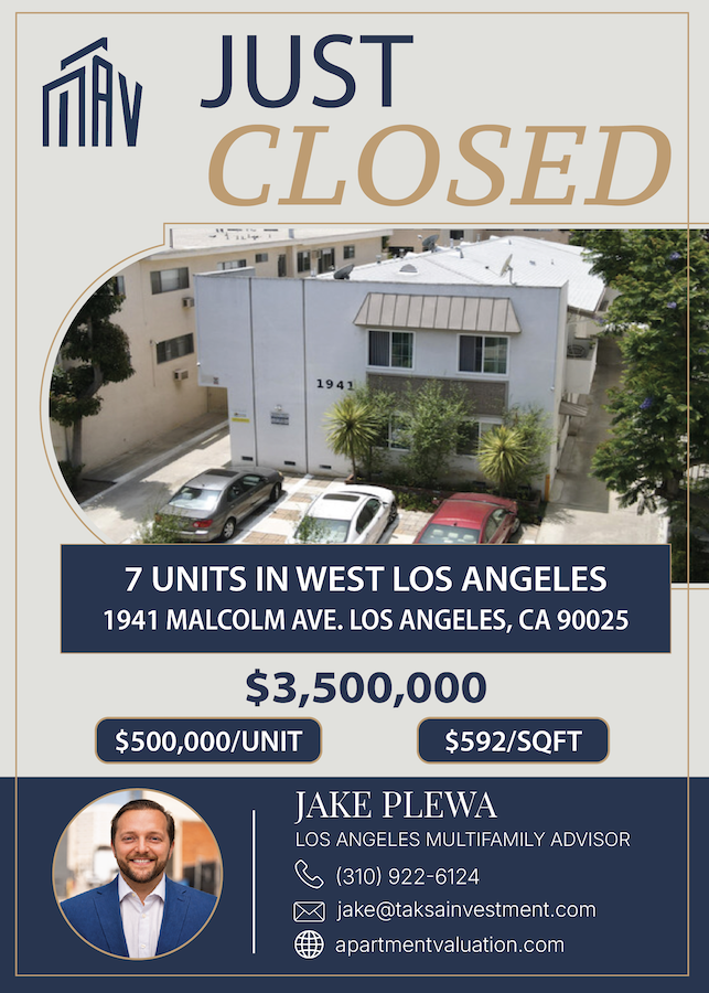 West LA apartment building for sale
