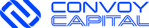 Convoy Capital logo with a stylized geometric icon and blue text.