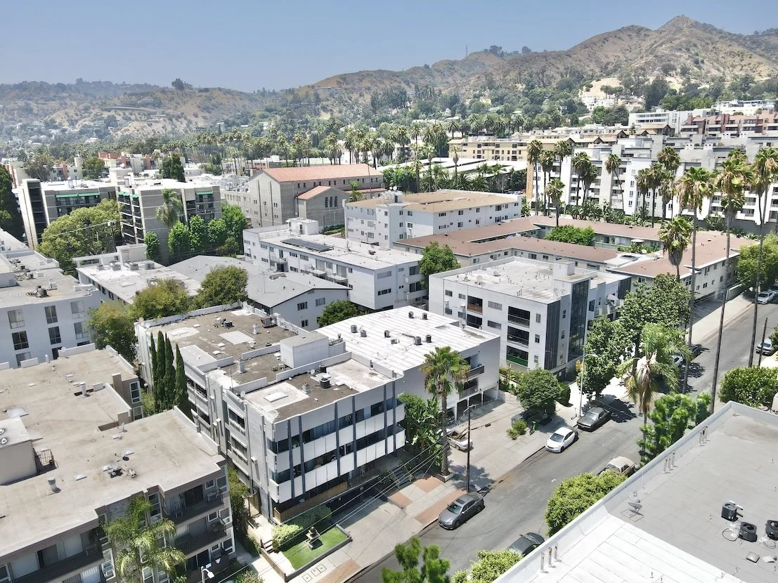 1627 N. Poinsettia Pl. Aerial View