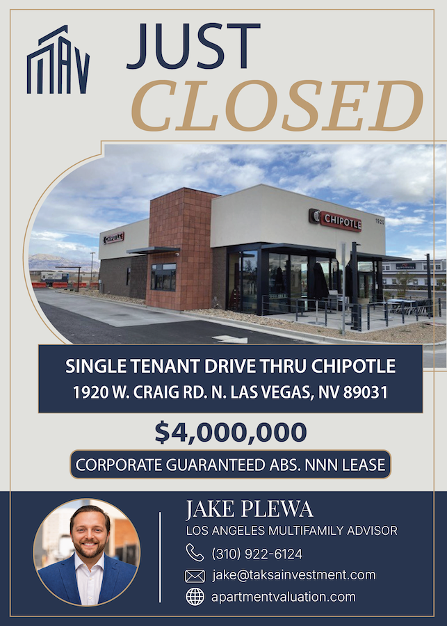 Single Tenant Drive Thru Chipotle with Corporate Absolute NNN Lease