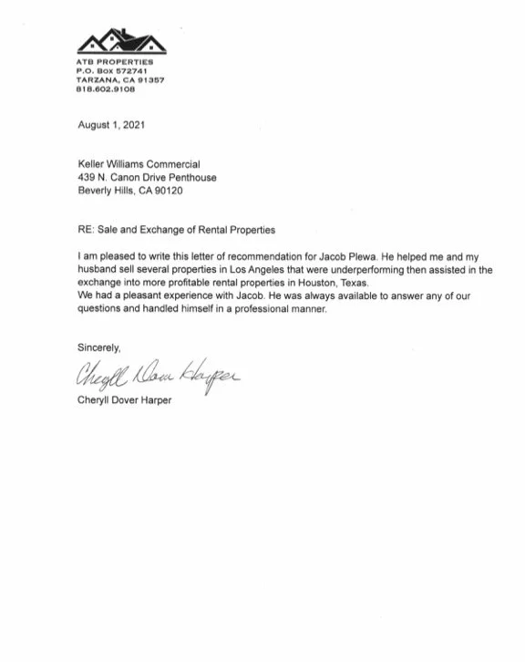 Jake Plewa Los Angeles California Real Estate Agent Review