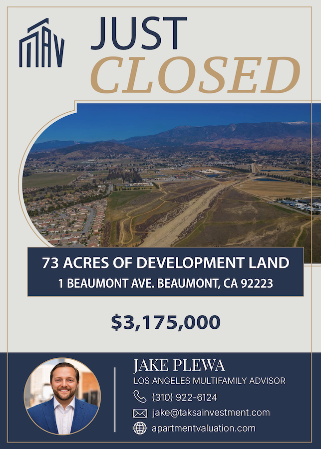 Vacant residential development land in Southern California