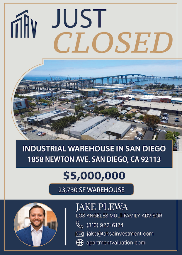 San Diego California industrial warehouse for sale