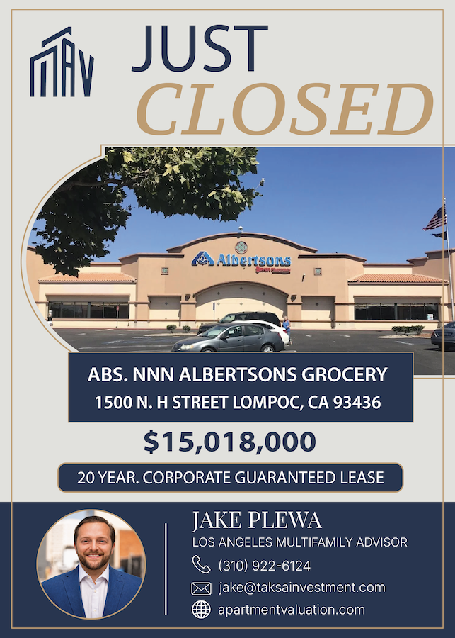 Absolute NNN Albertsons single tenant grocery store