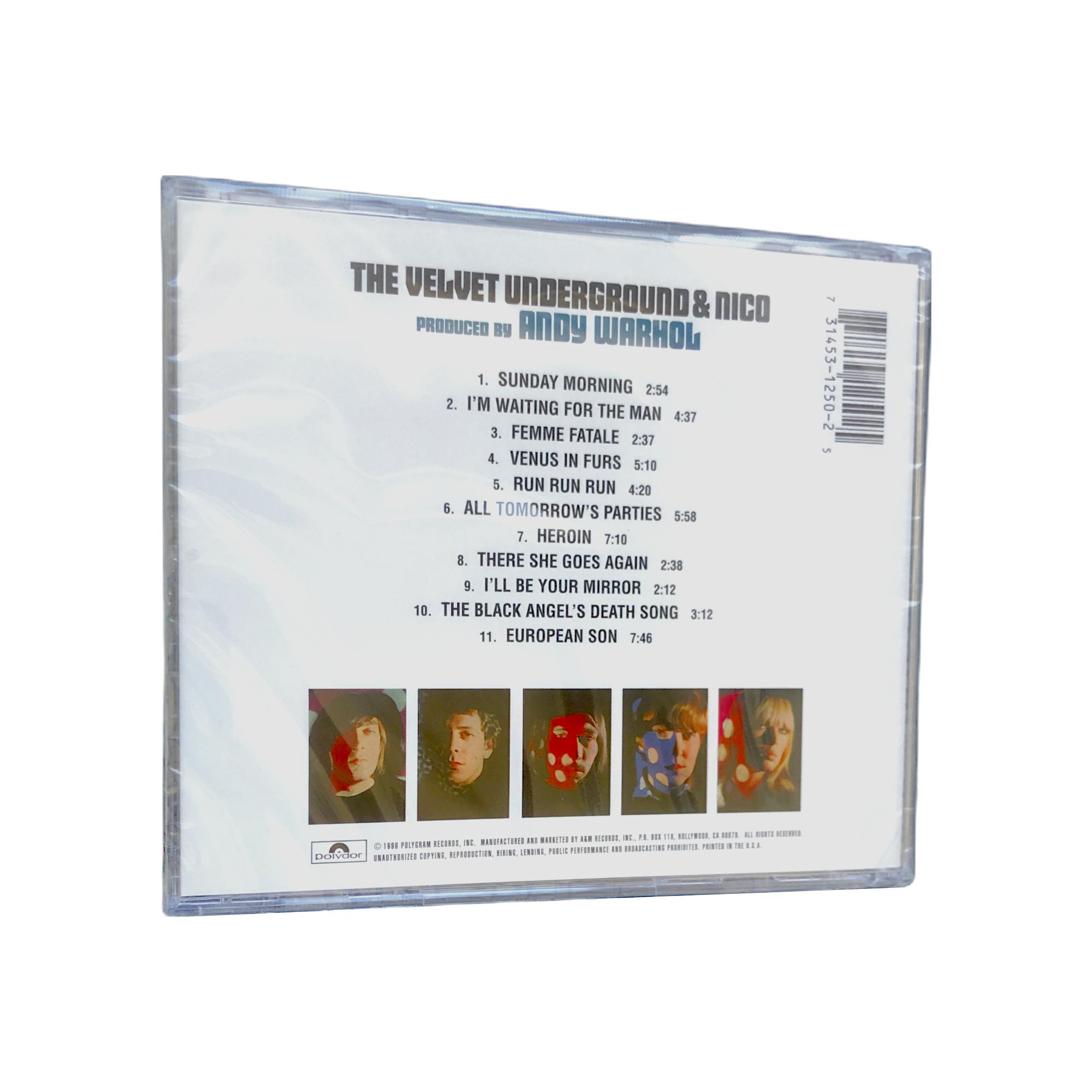 Velvet Underground and Nico Andy Warhol CD - Back.PNG