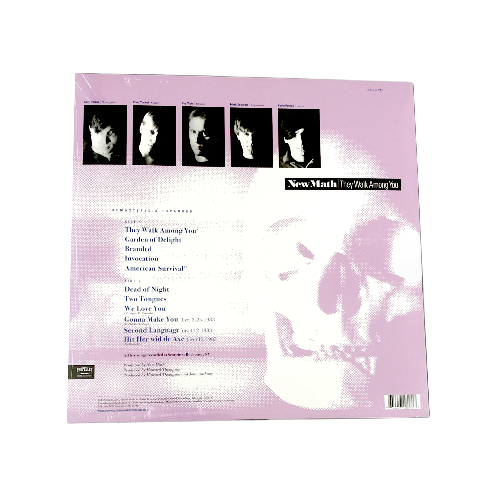 New Math - They Walk Among You Vinyl - Back.PNG