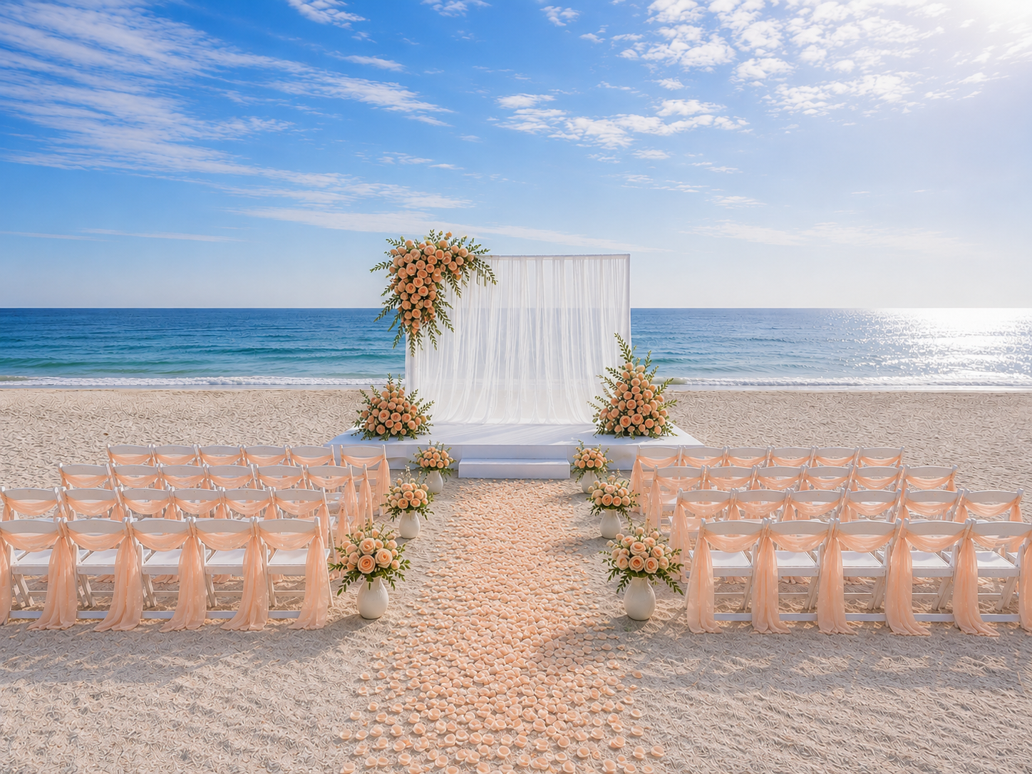 Blush Coastal Elegance Ceremony Package