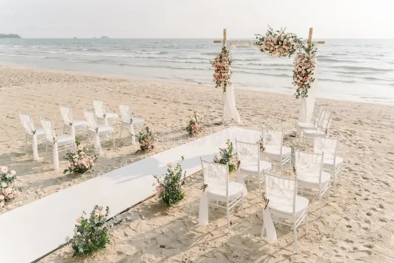 Ceremonial Solid White Carpet