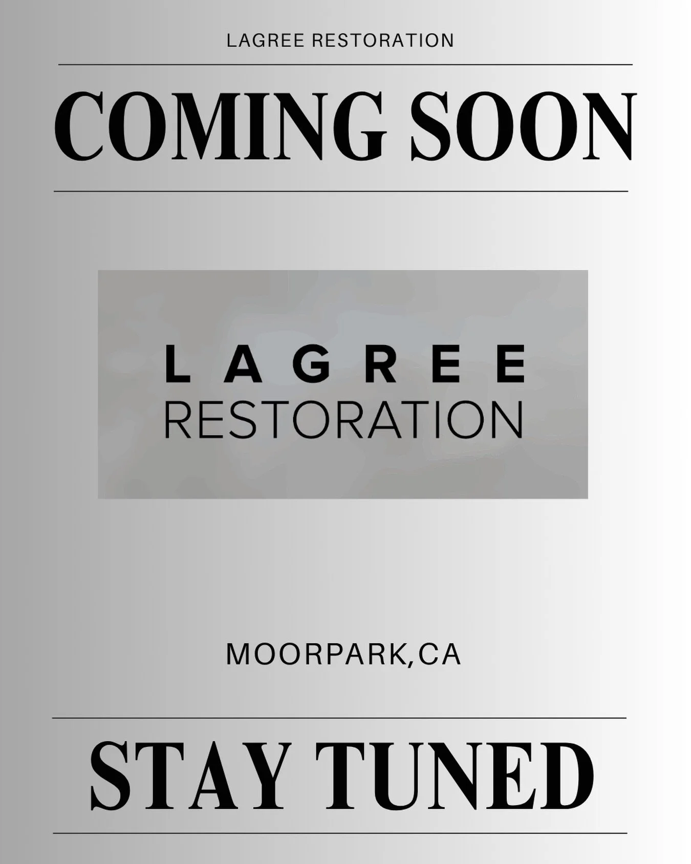 Lagree is coming to Moorpark.

Welcome to Lagree Restoration &mdash; Where strength is built through intention.

Opening June 2026 
📍 Moorpark, CA