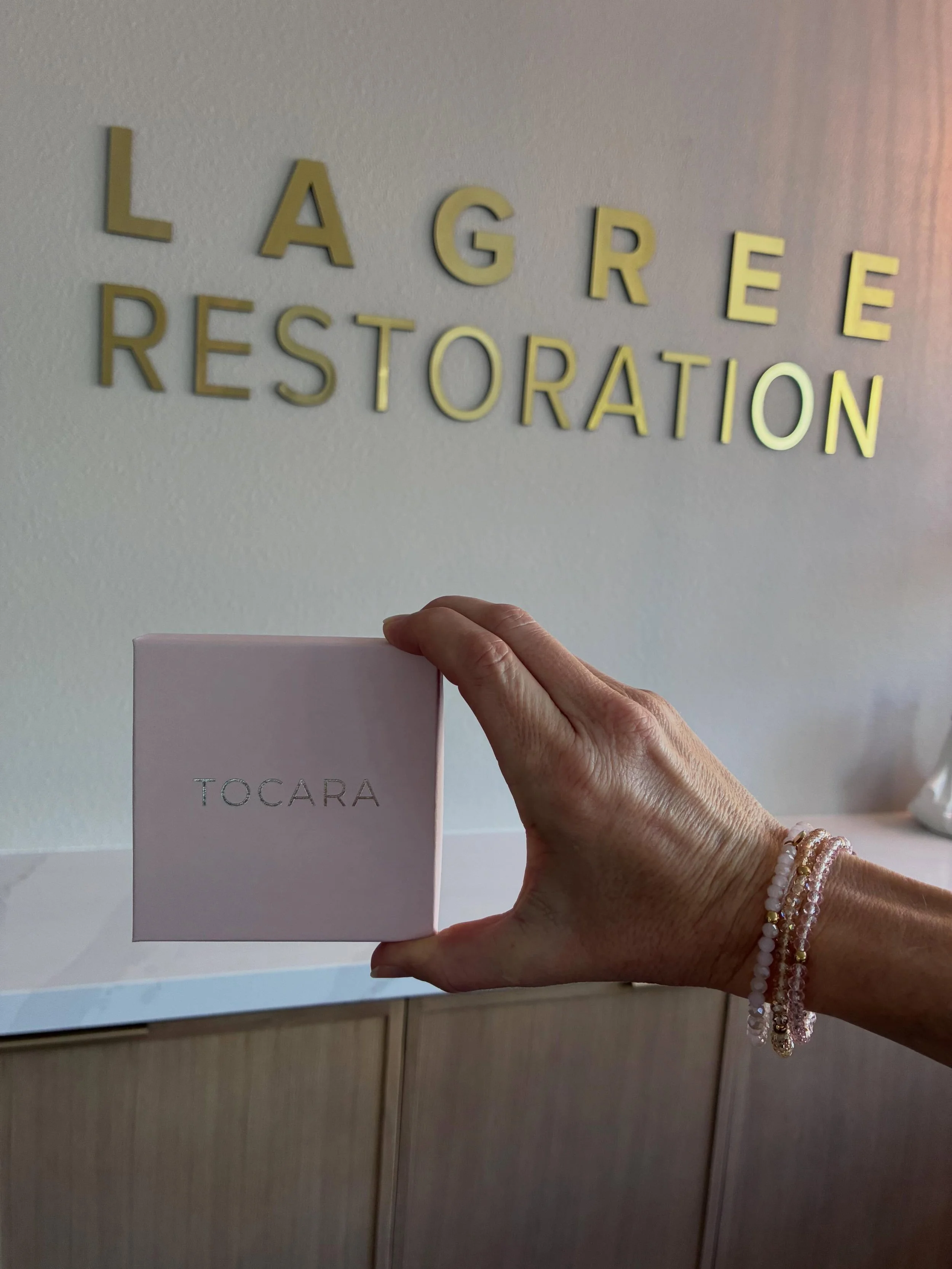 We have partnered with Tocara for Breast Cancer Awareness Month!
For every bracelet purchased this month, $1 will be donated directly to the Breast Cancer Research Foundation
Bracelets are $11 and available for purchase in the Lagree Restoratoon App!