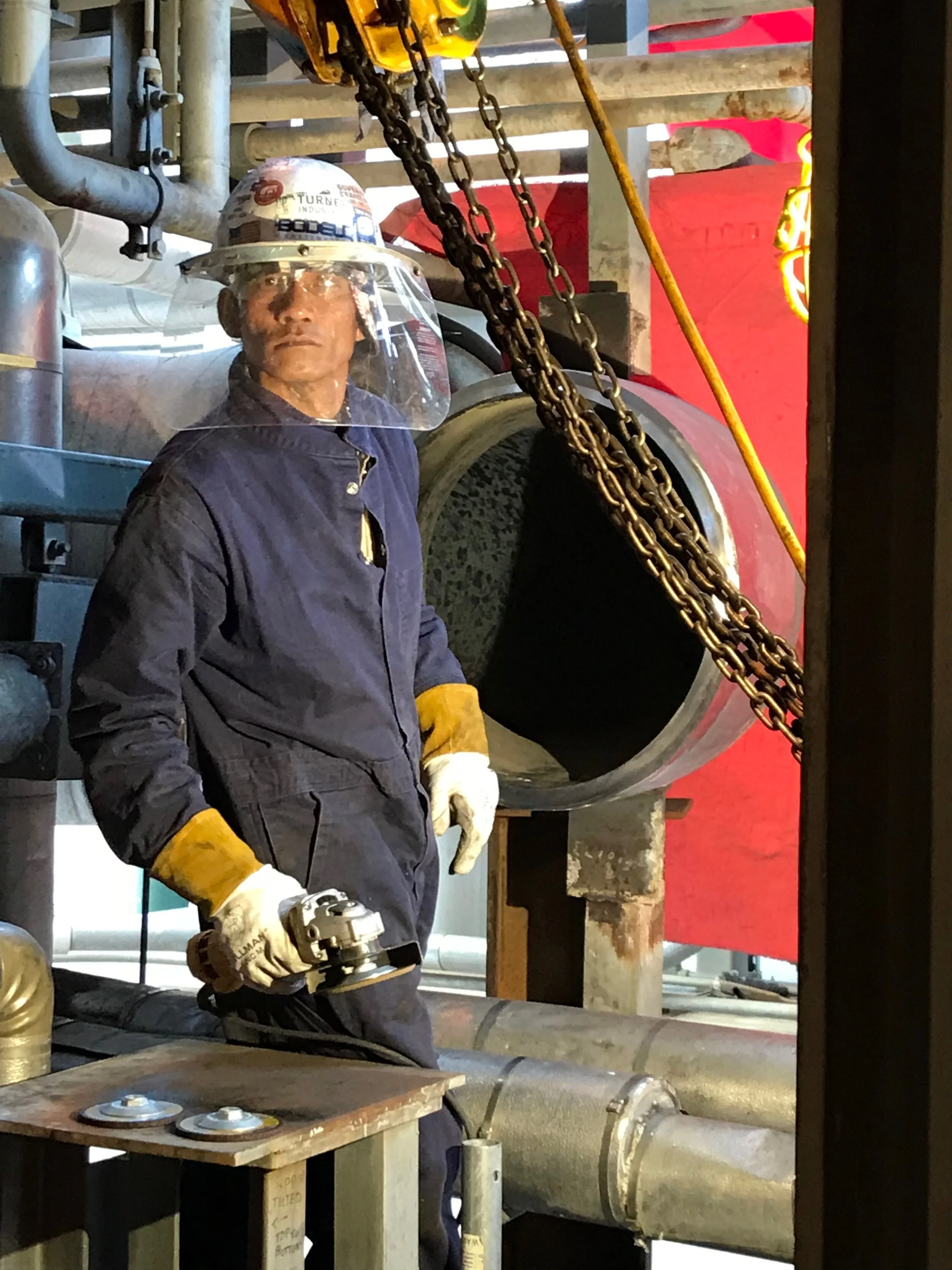 safety, boiler repair, maintenance, mechanical, inspections, structural steel erection, welding, emergency work, grading, civil work, concrete, footing concrete slabs, equipment setting, Critical equipment setting in tight processing facilities.