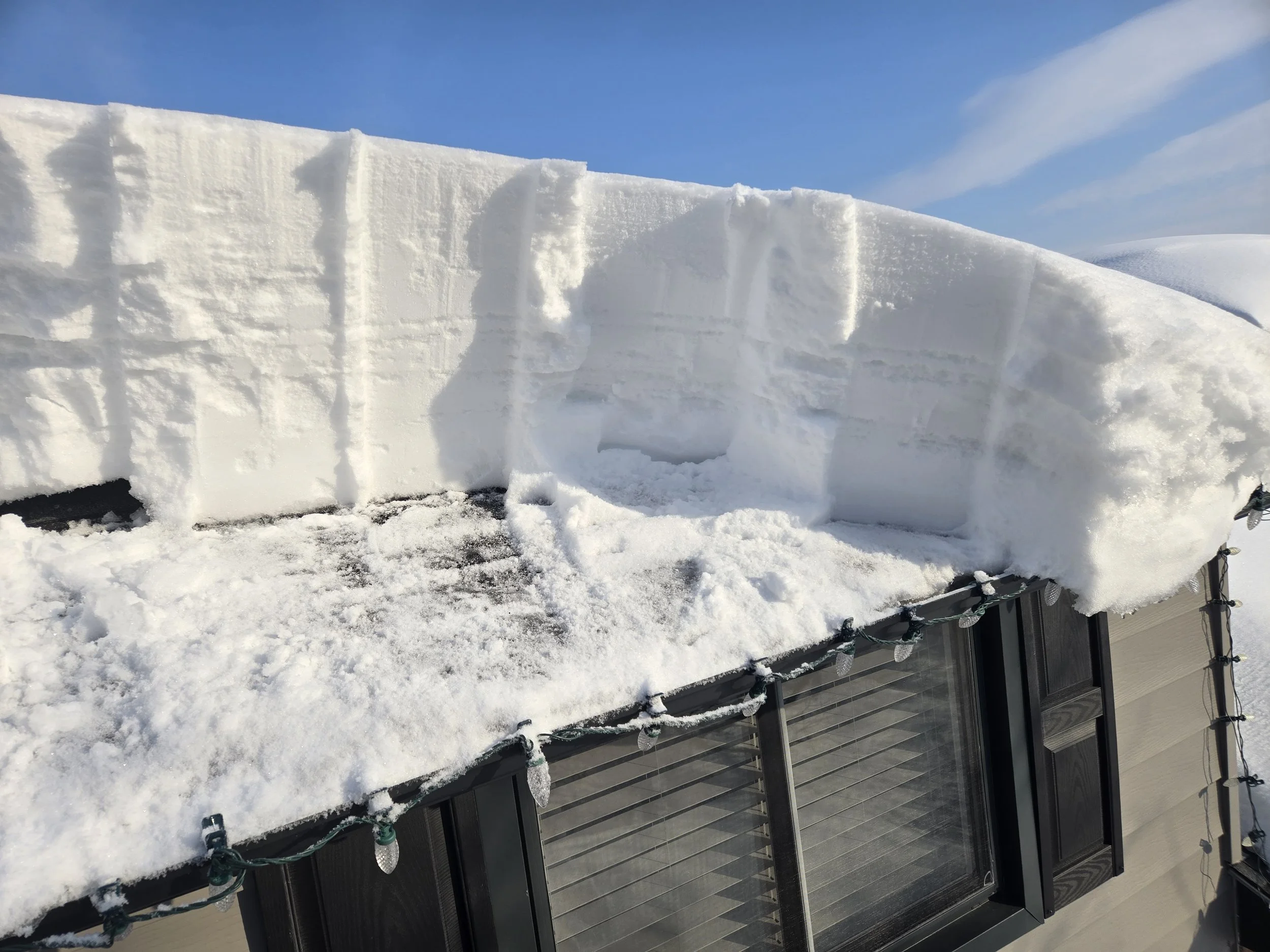 Roof Snow and Ice Dam removal