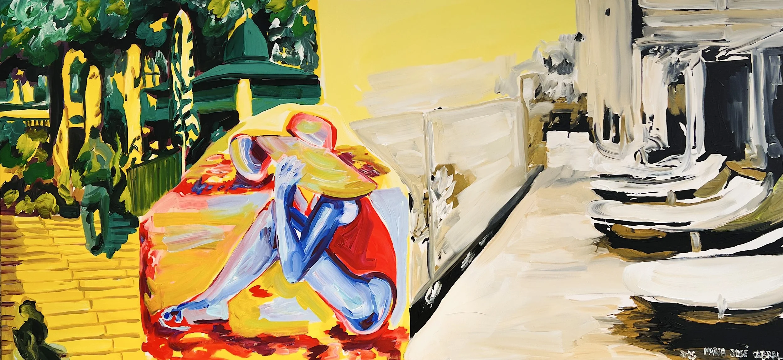 Hilltop, 2025 | Acrílico sobre tela | Acrylic on canvas | 110x60cm | Not available