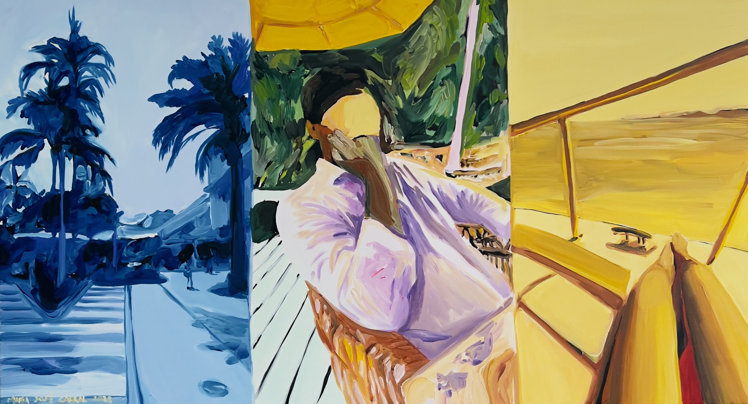 Split light, 2025 | Acrílico sobre tela | Acrylic on canvas | 110x60cm | Not available