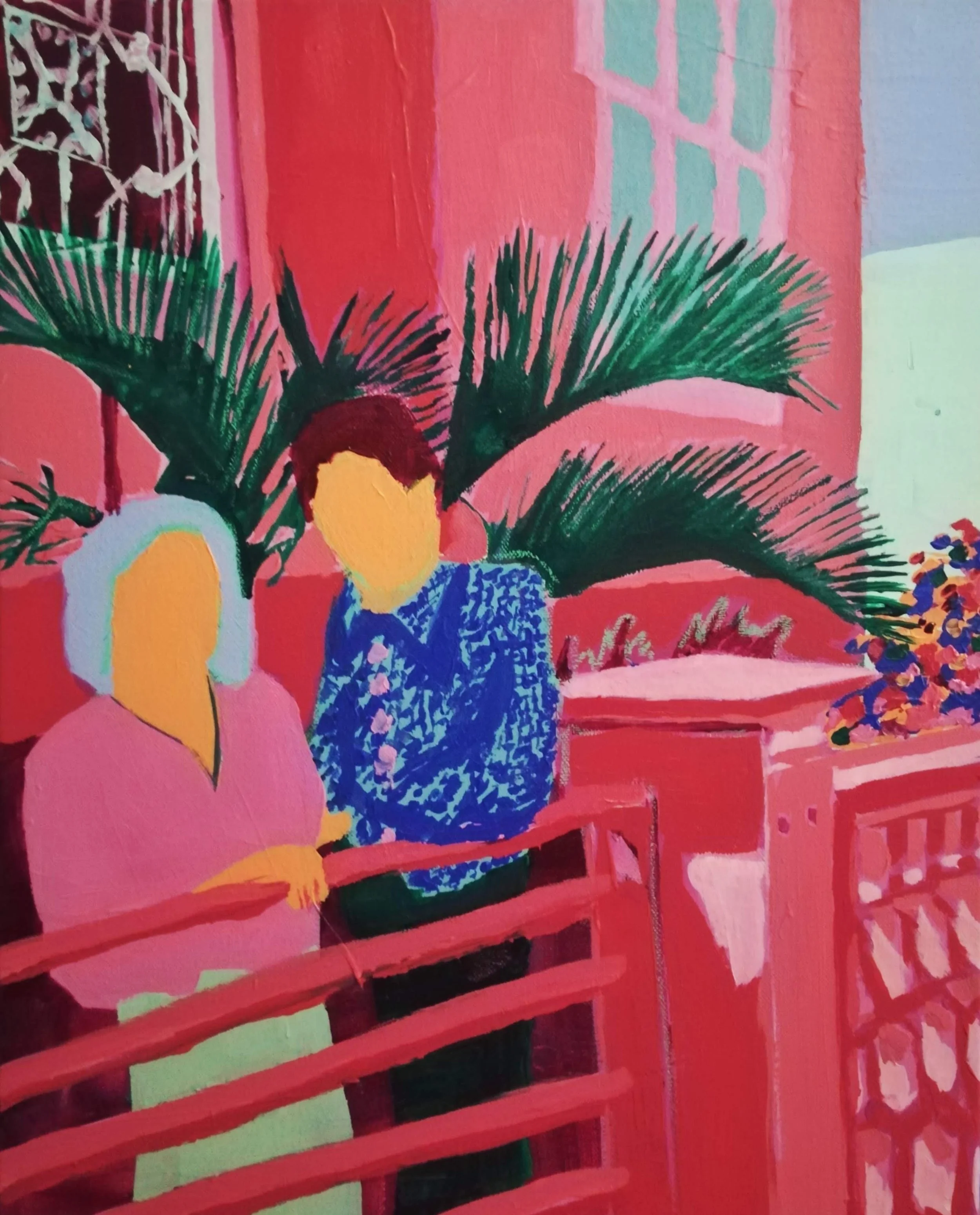 A porta de casa, 2018 | 

Acrílico sobre tela | Acrylic on canvas

61x46cm | 

Not available