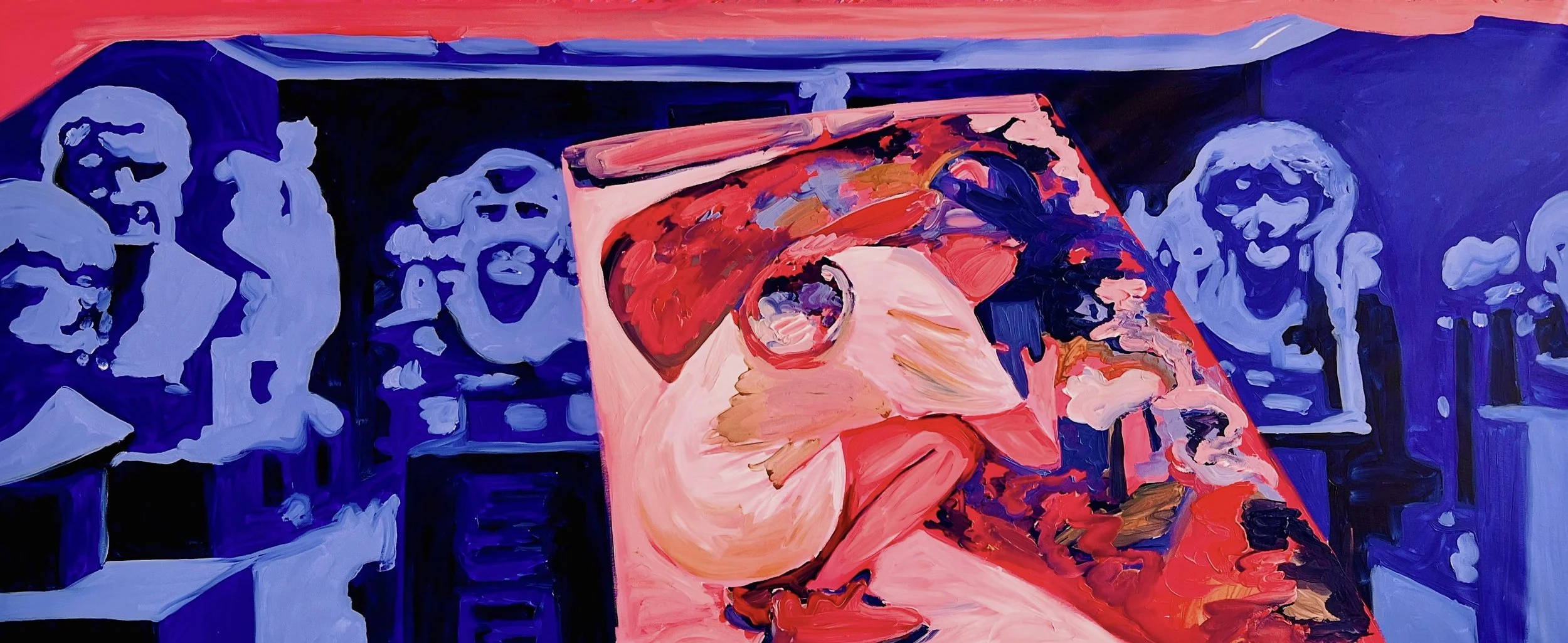 Specters, 2025
Acrílico sobre tela | Acrylic on canvas | 89 x 190 cm | Not available