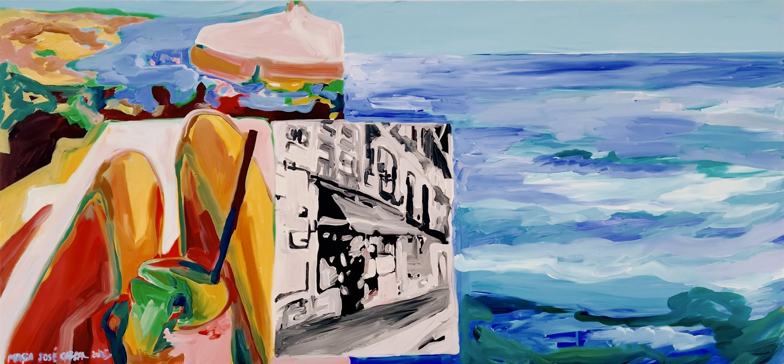 Salt, 2025 | Acrílico sobre tela | Acrylic on canvas | 110x60cm | Not available