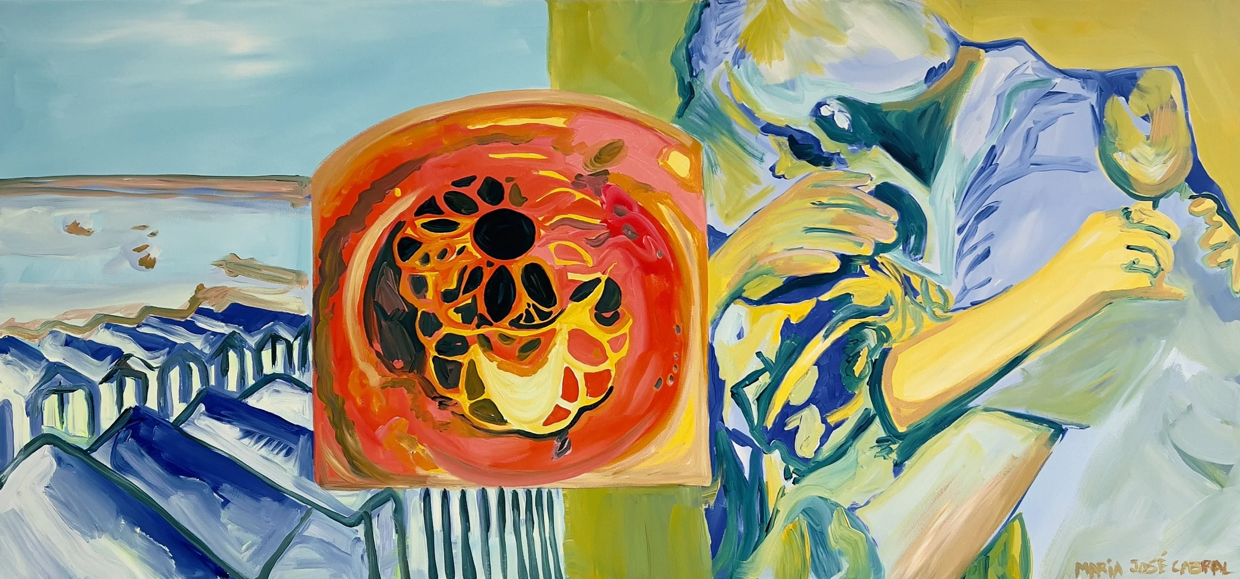 Shore, 2025 | Acrílico sobre tela | Acrylic on canvas | 110x60cm | Not available