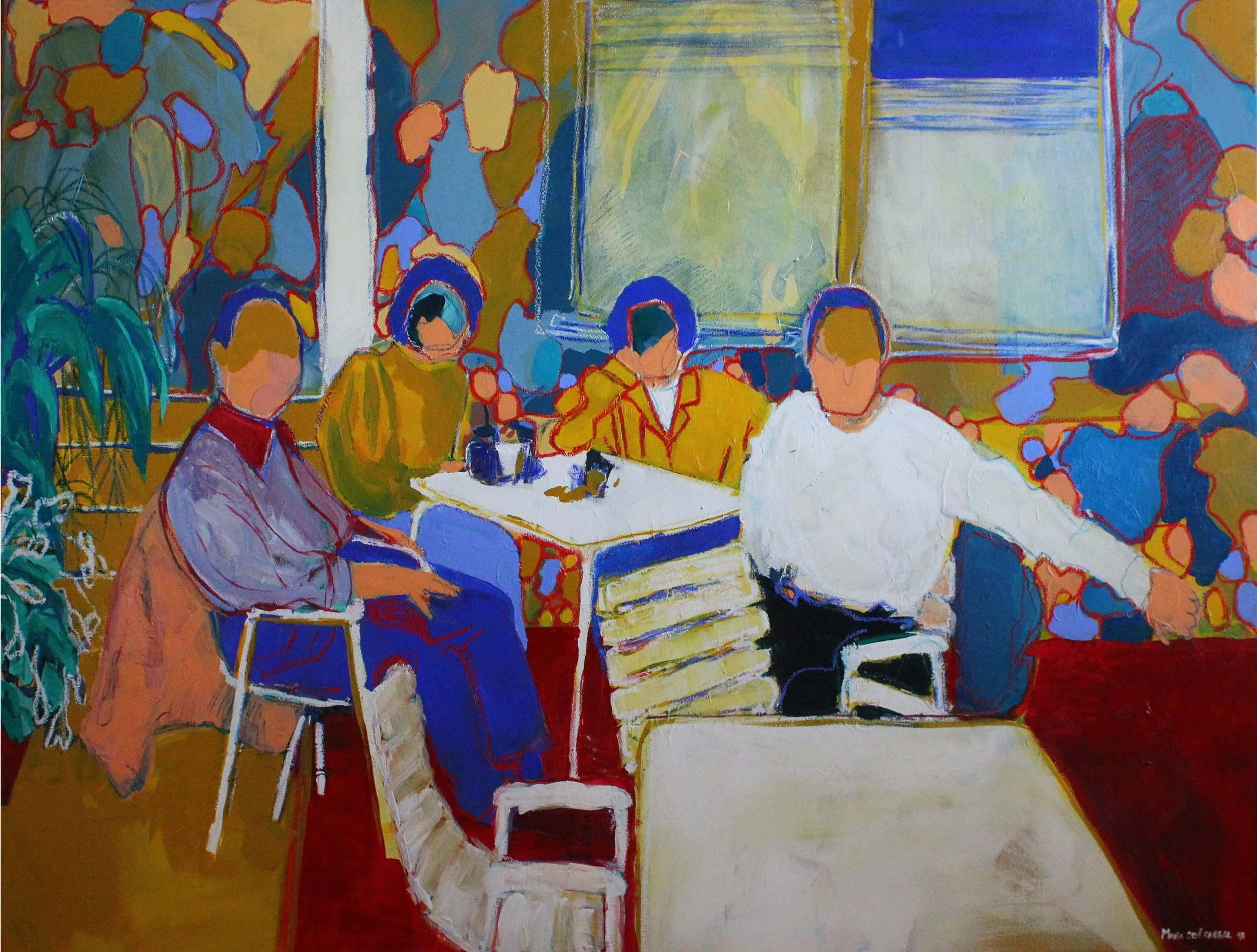 Na esplanada ao fim da tarde #2, 2018 |

Acrílico sobre tela | Acrylic on canvas | 

89x116cm |

Not Available