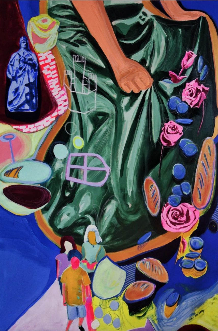 Milagre das rosas, 2019 | 

Acrílico e pastel de óleo sobre tela | Acrylic and oil pastels on canvas | 

120x90cm | 

Not Available