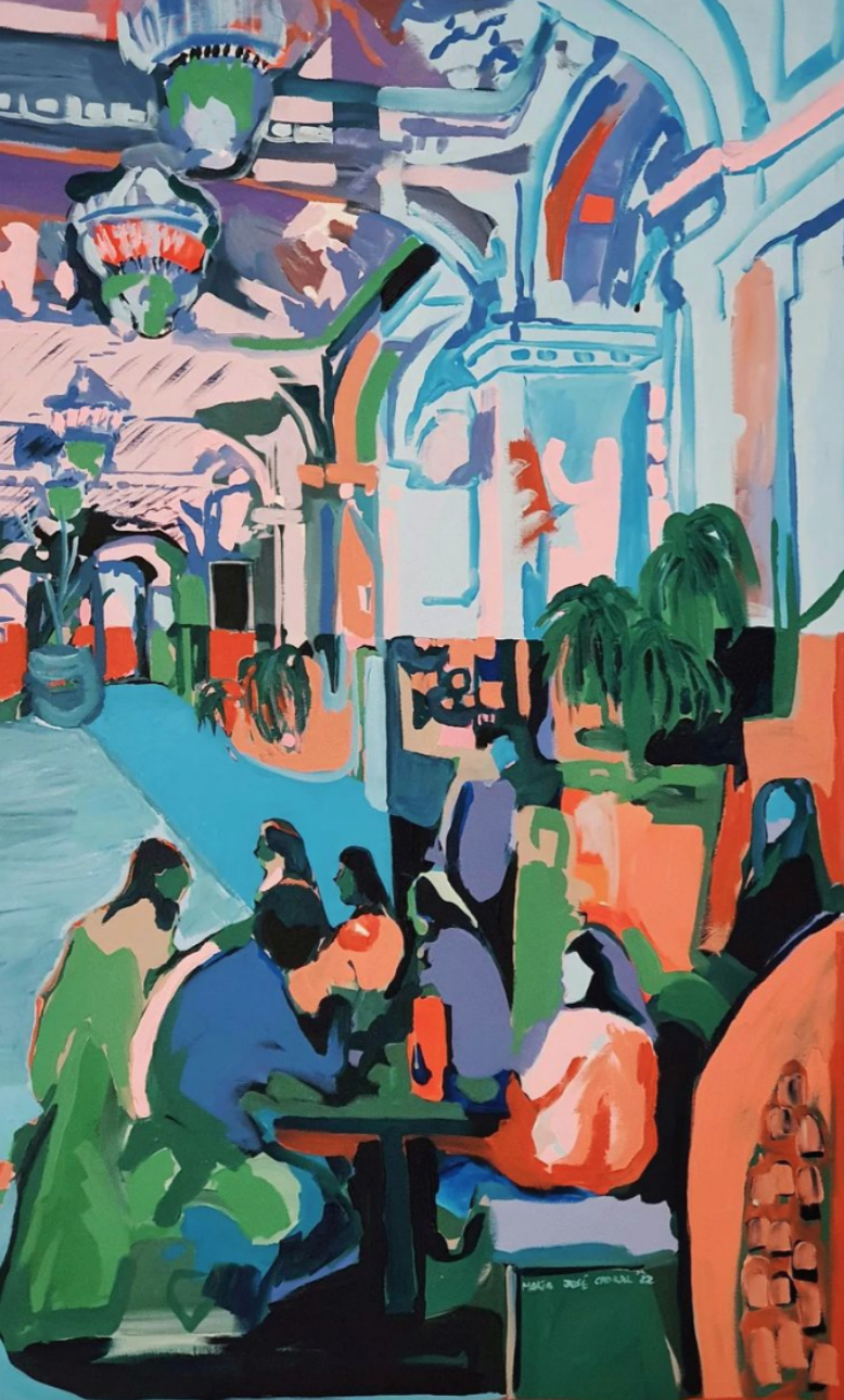 Classical music played, 2022 | Acrílico sobre tela | Acrylic on canvas | 90x150cm | Not Available