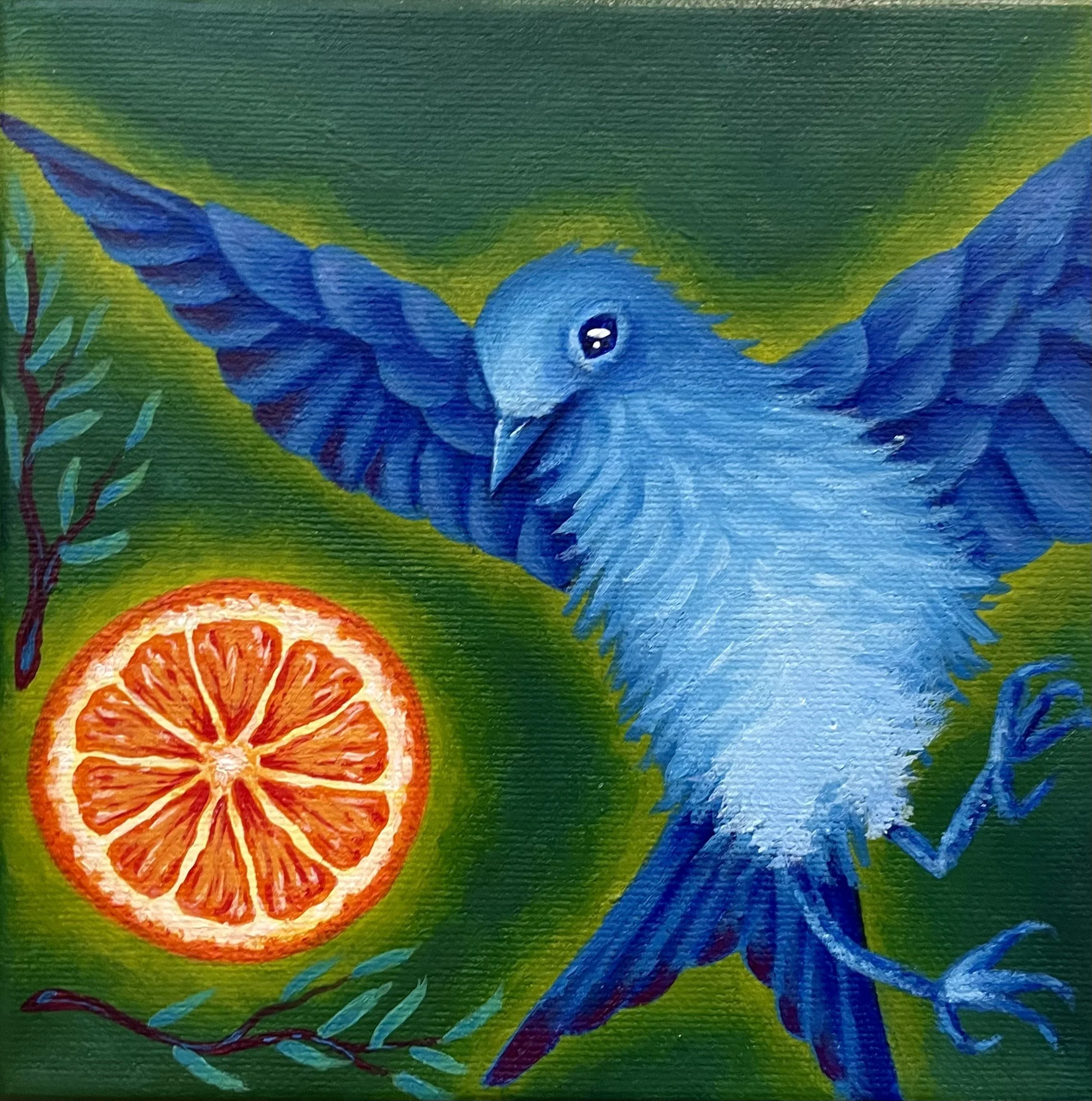 Joy | 2026 | 6 x 6 inches | Acrylic on Canvas