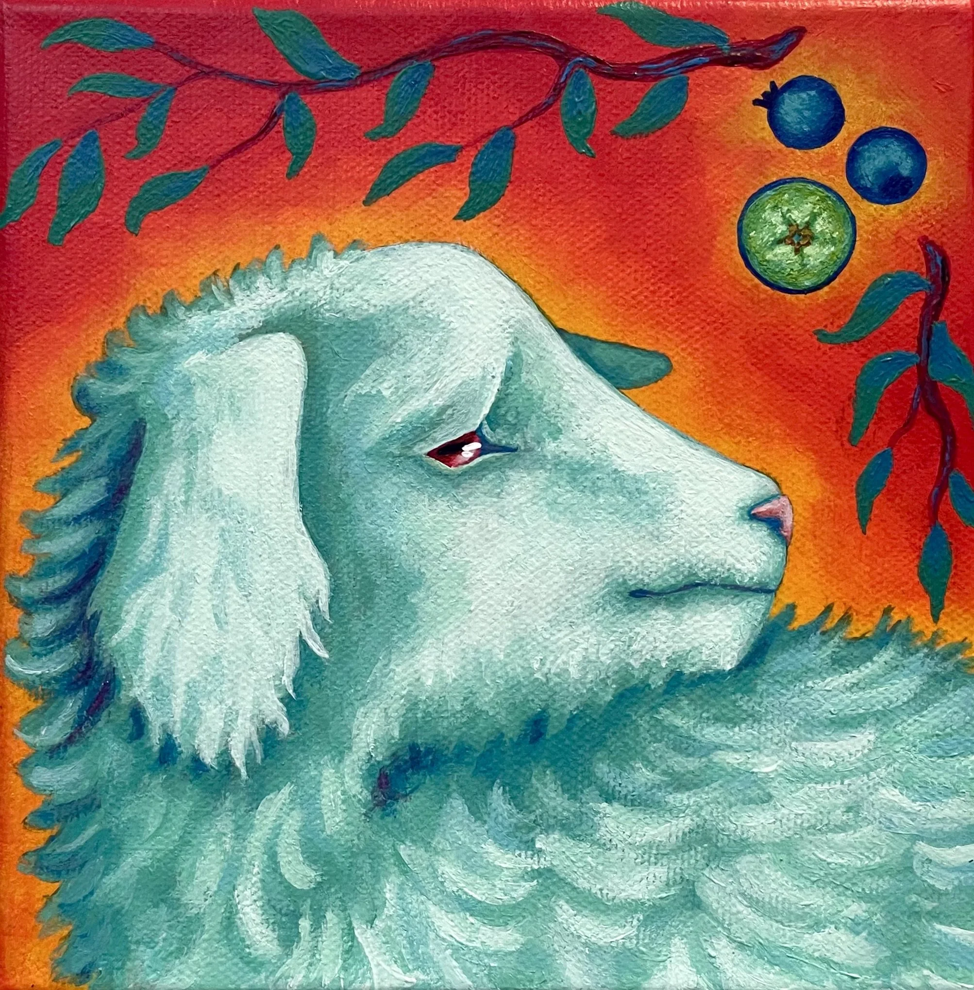 Gentleness | 2026 | 6 x 6 inches | Acrylic on Canvas