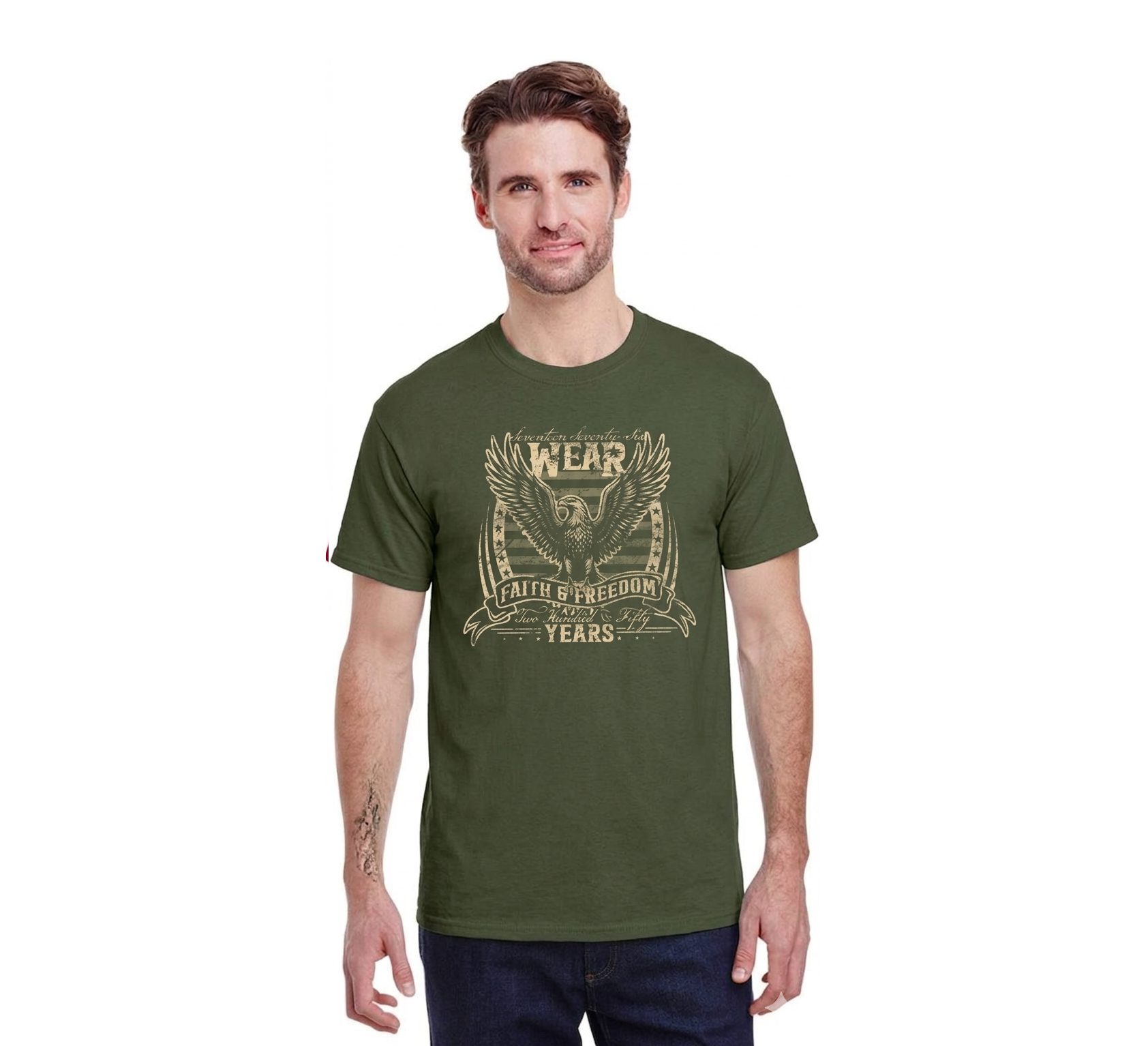 American Grit Tee Model.png