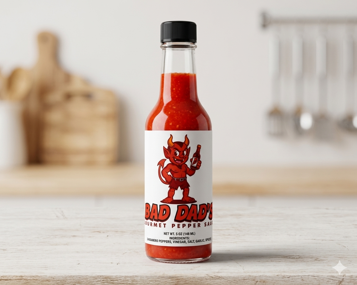 Bad Dad's Mild Sweet Pepper Sauce