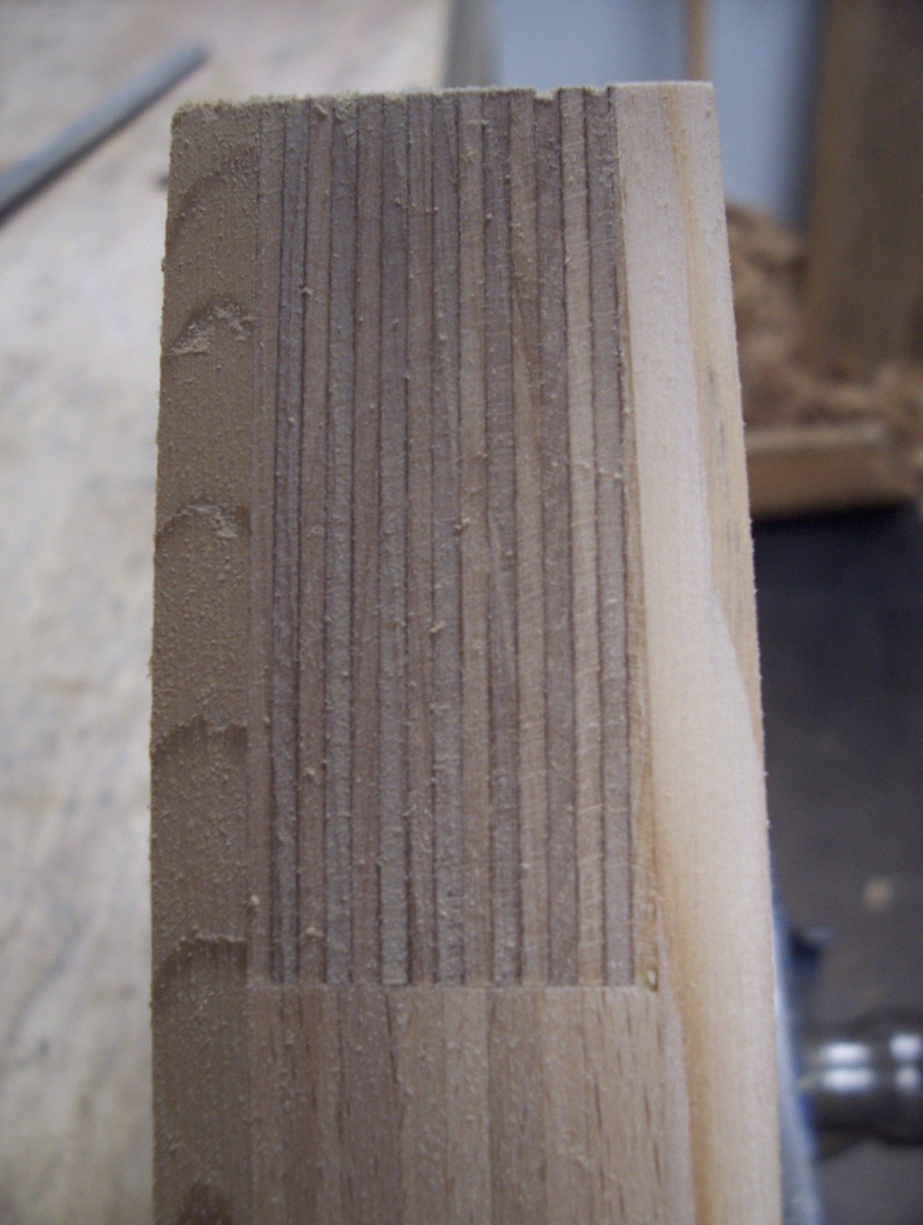 2nd view of harp frame jointing