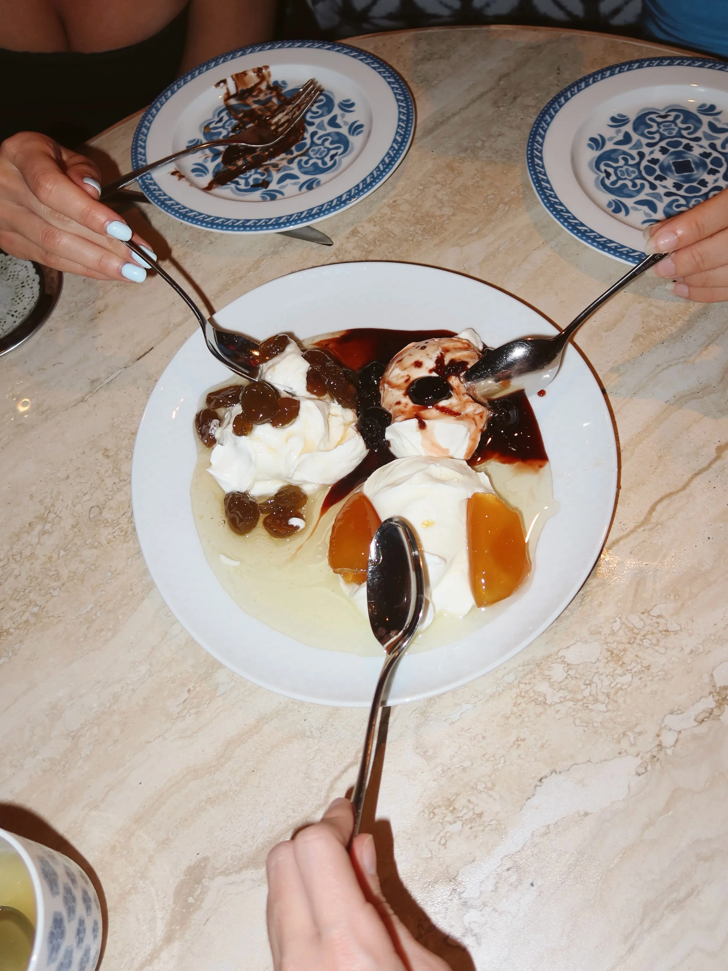 Dinner&rsquo;s not over until the trolley arrives! 🍰✨ Choose your favorite housemade Greek sweet, served tableside. 
&bull;
&bull;
&bull;
#greekrestaurant #miamieats #coconutgrove
