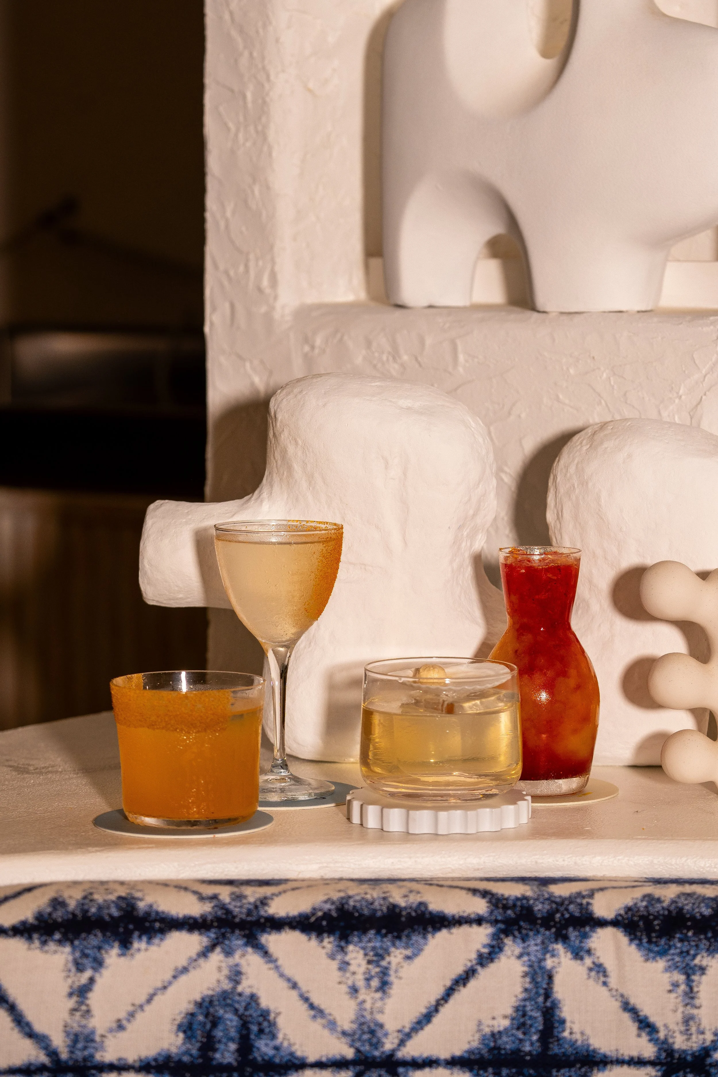 Selection of cocktails