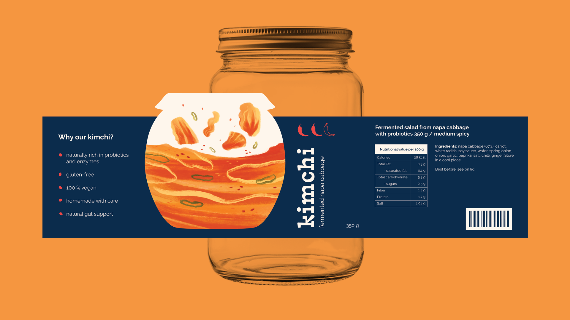 Kimchi | Label design
