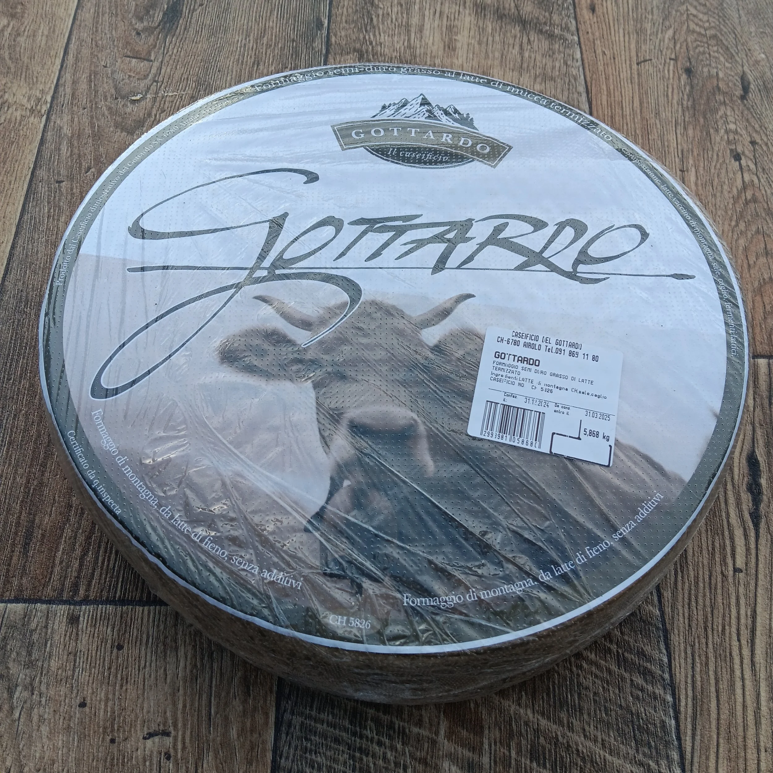 Gottardo Käse TI (Kg)