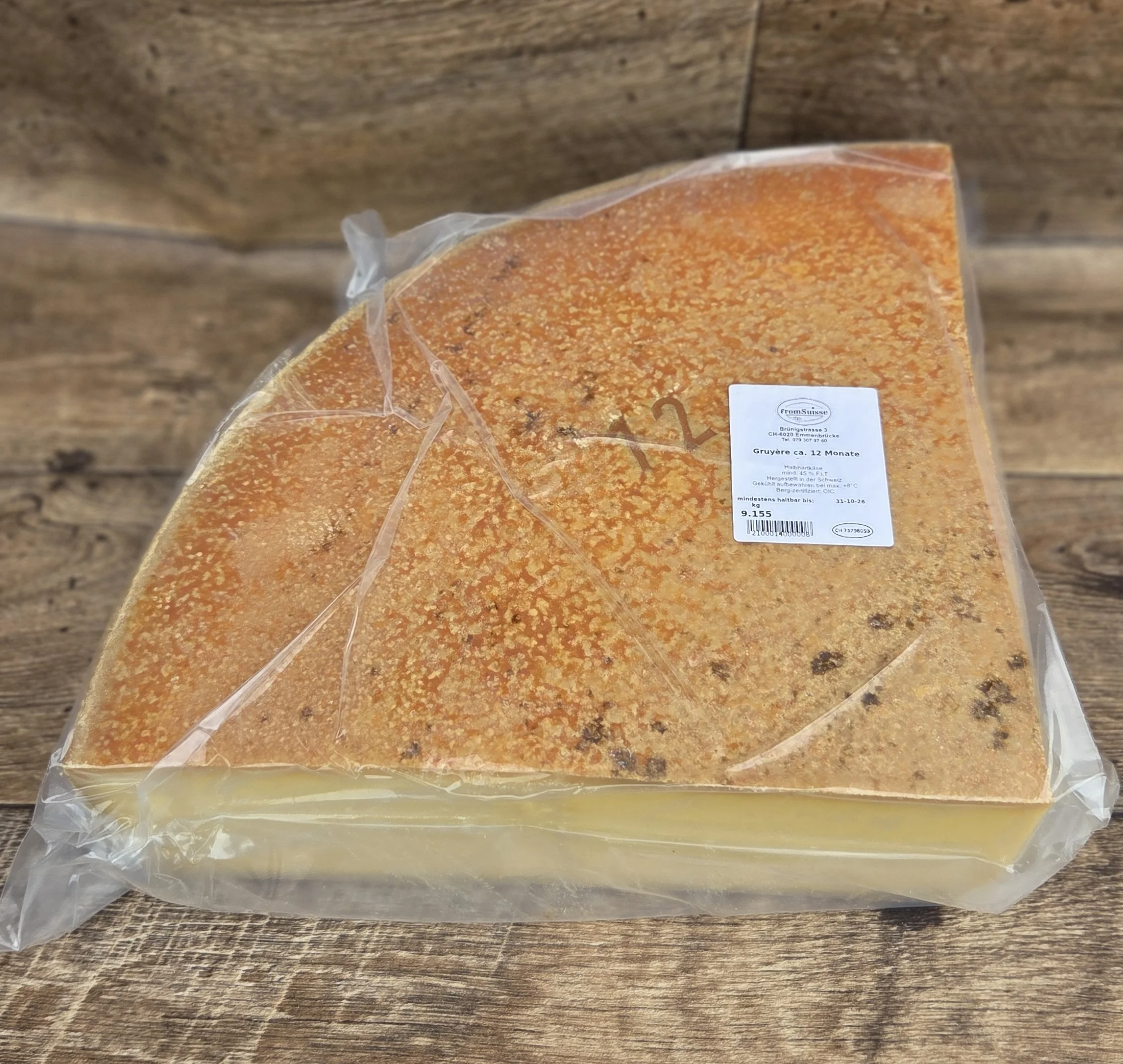 Gruyère 18 Mt+ AOP ca. 8Kg