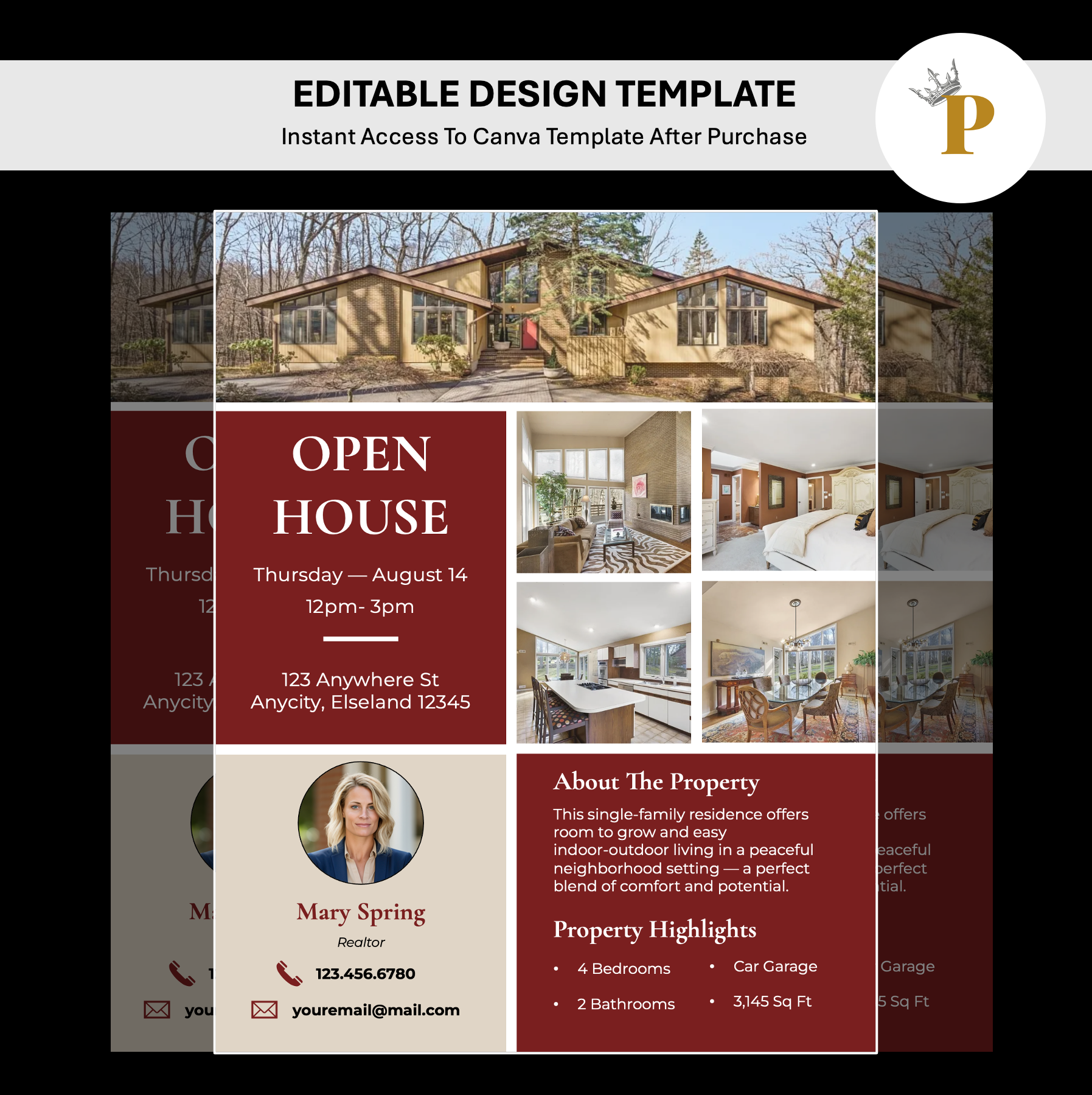Real Estate: Open House Flyer