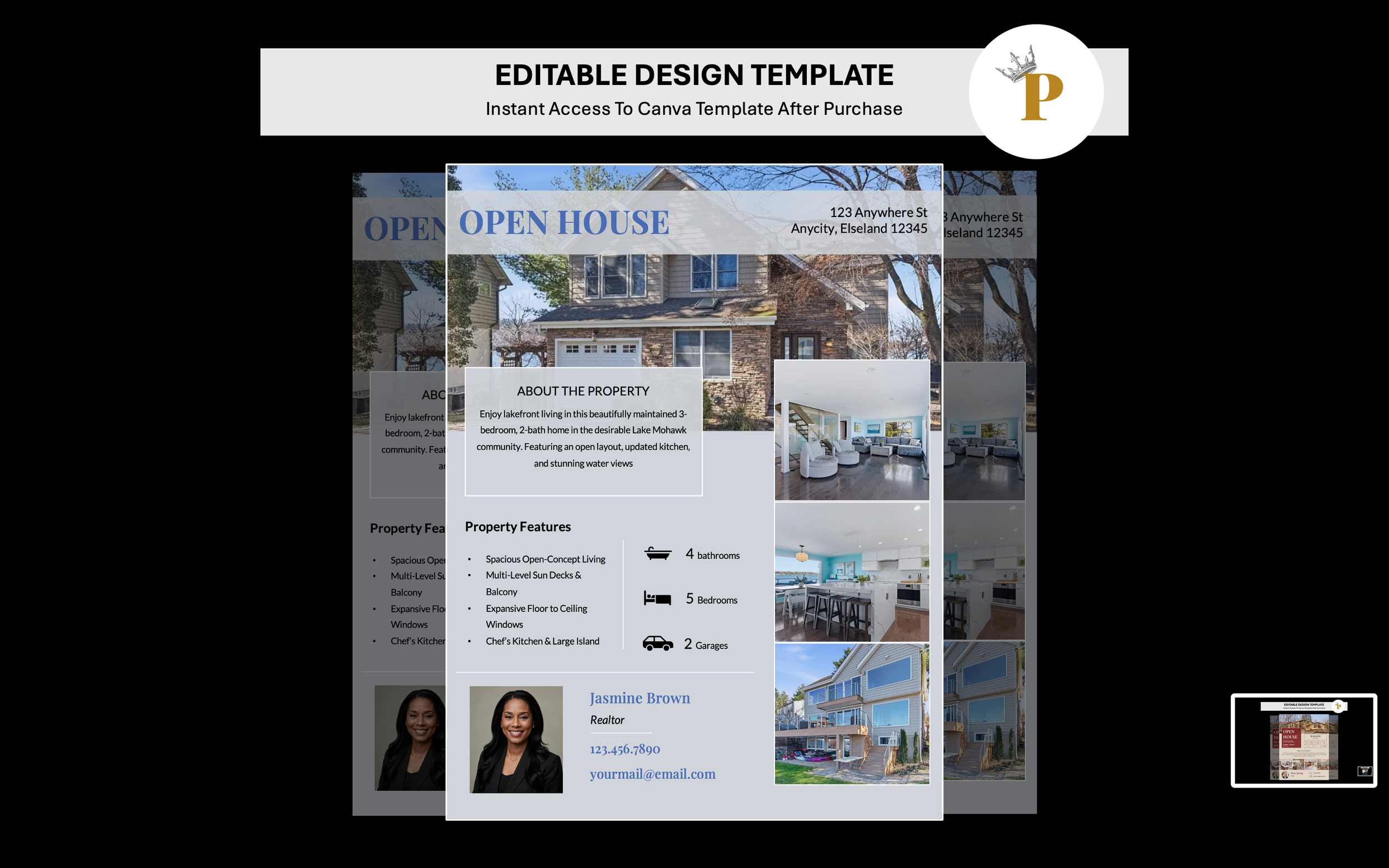 Real Estate: Open House Flyer