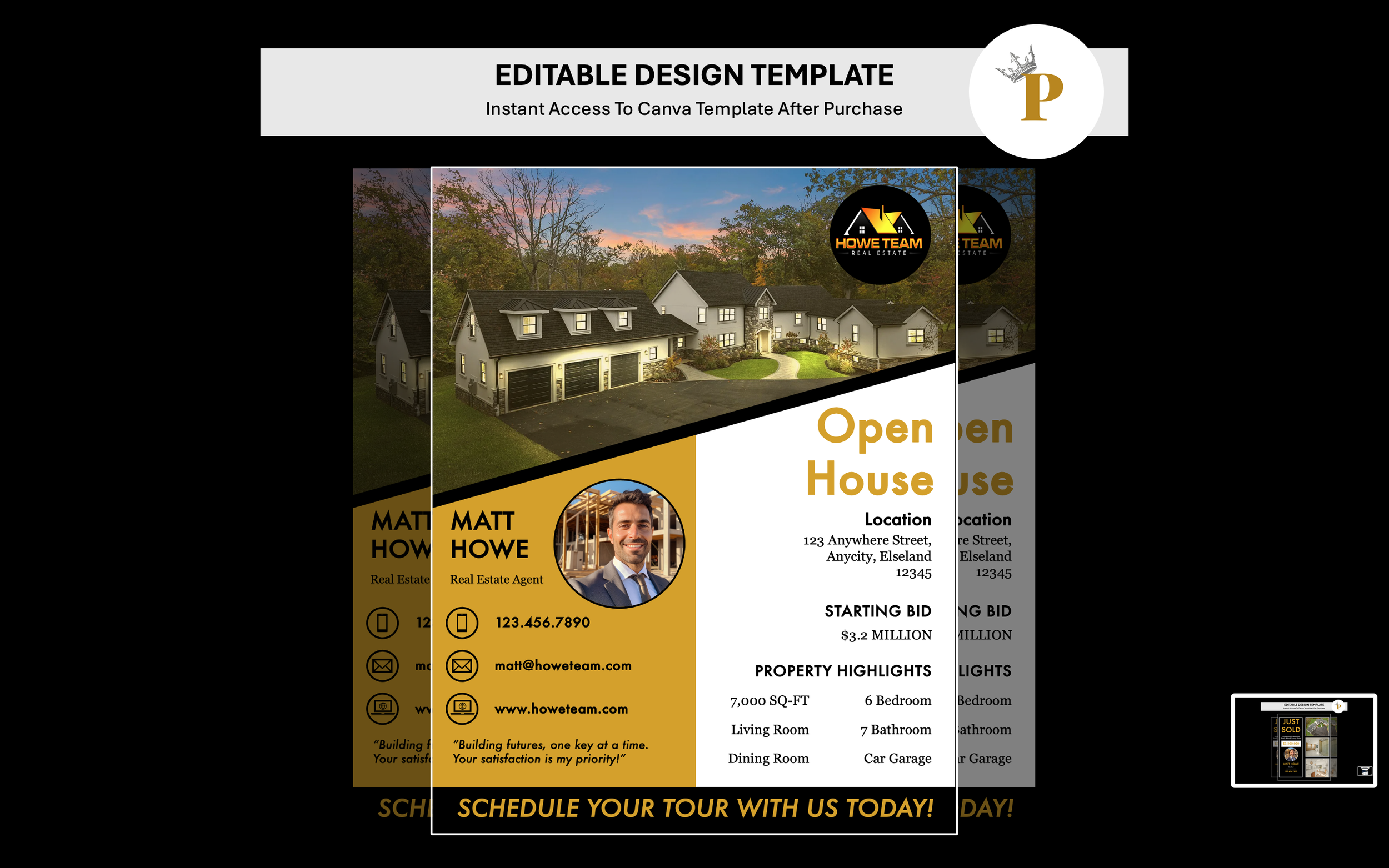 Real Estate: Open House Flyer