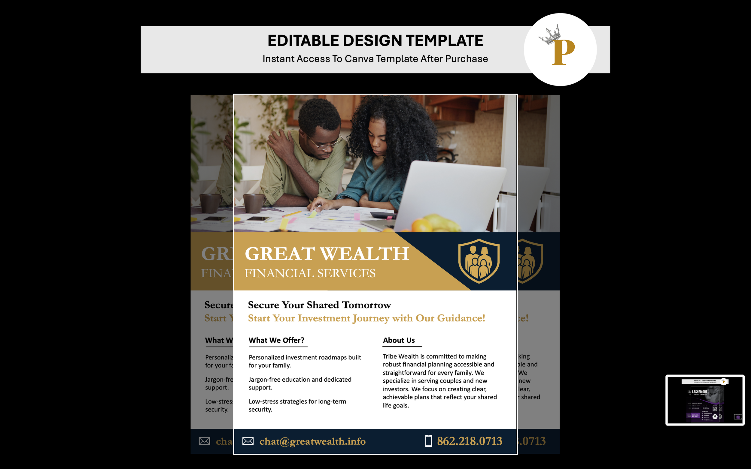 Corporate & Finance: Investment Strategy Flyer