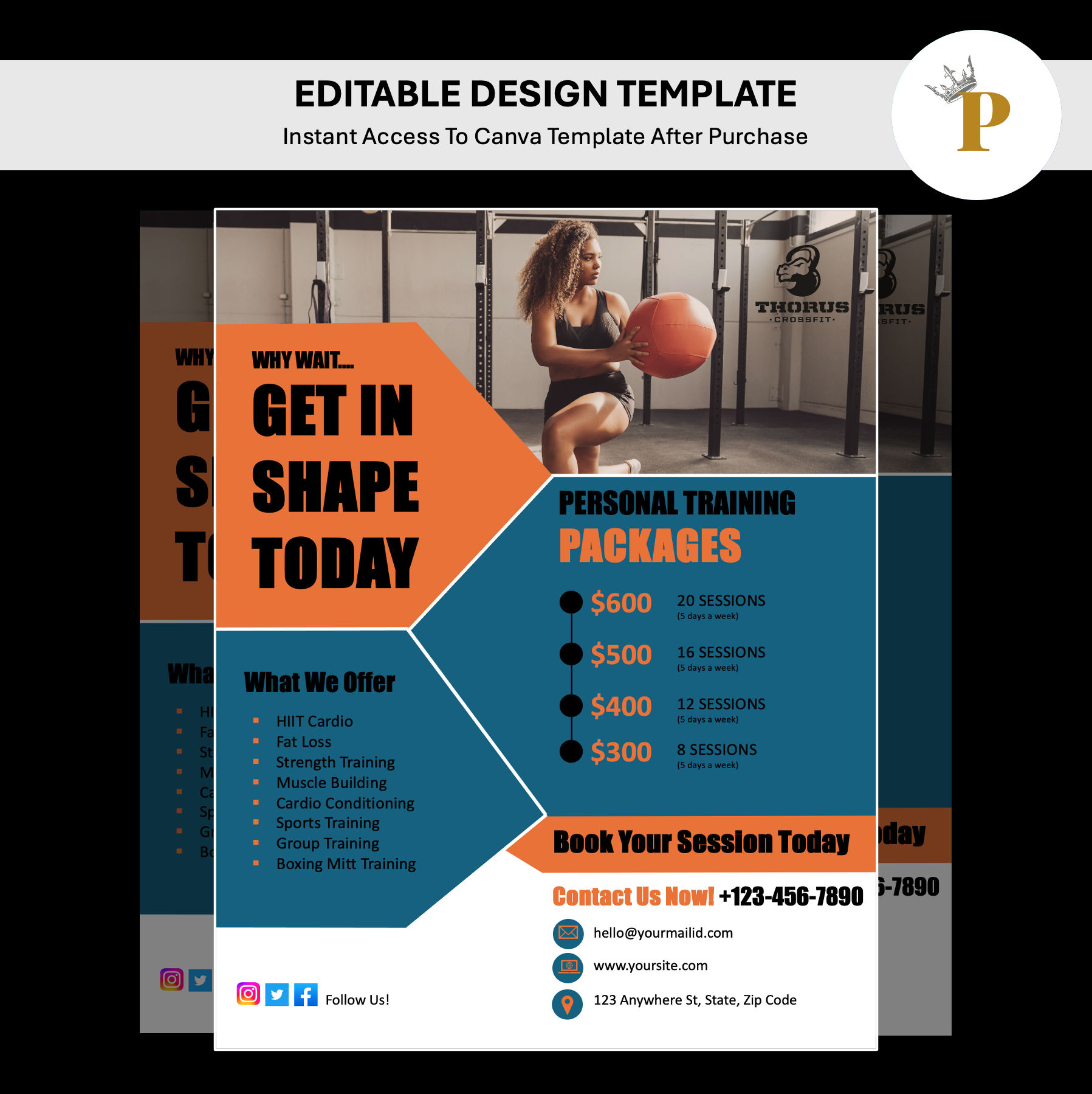 Fitness: Packages Flyer