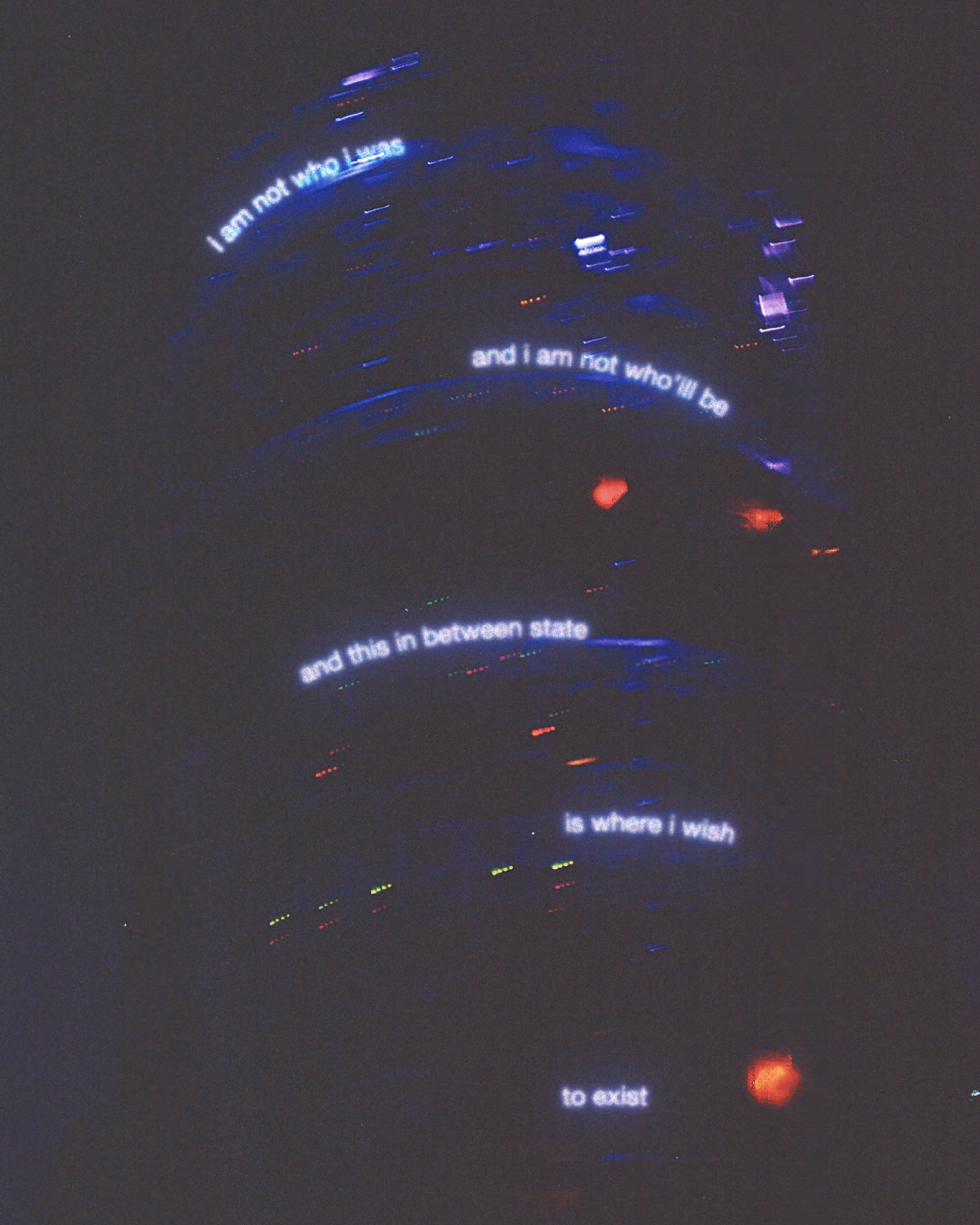 I am not who i was